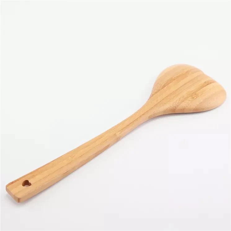 Custom Made Eco-Friendly Creative Heart Shaped Bamboo Spoons